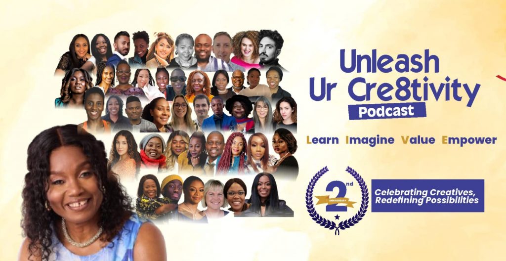 Preview of the many guests featured on Omosola's Unleash Ur Cre8tivity Podcast